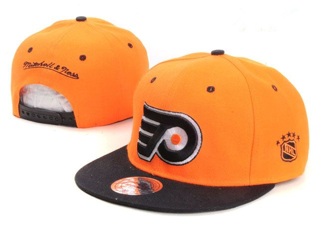 NHL Philadelphia Flyers M&N Snapback Hat NU02